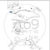 Porsche 987 Cayman S Roof Headliner Trim Black 987 555 091 04 A22